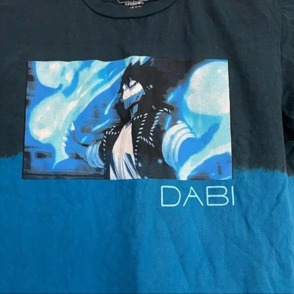My Hero Academia Dabi Blue Flame T-Shirt Men's Sz M - Picture 3 of 5